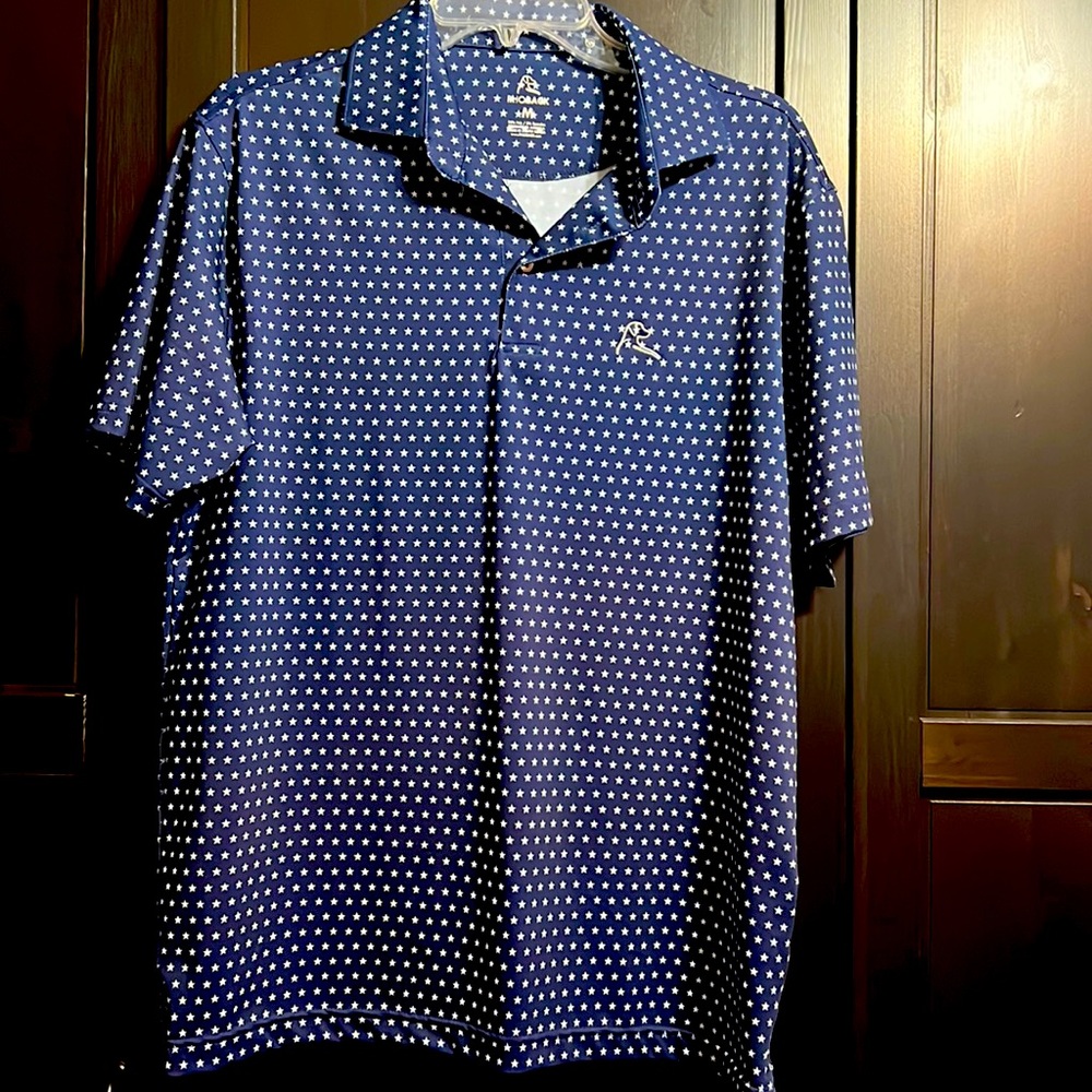 Men’s Rhoback performance polo size Medium